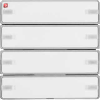 BER80144321 / KNX Tastsens. 4f. UP, KNX-Q.x, alu / EAN 4011334449454