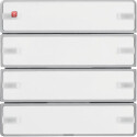BER80144321 / KNX Tastsens. 4f. UP, KNX-Q.x, alu / EAN...