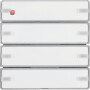 BER80144321 / KNX Tastsens. 4f. UP, KNX-Q.x, alu / EAN 4011334449454