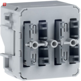 BER80141400 / W.1 Taster BA, 2fach, Schrägstellung / EAN 4011334418702