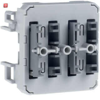 BER80141600 / Taster 2-fach 48V AC/DC, W.1, AP/EB / EAN 4011334418726