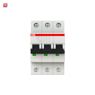 ABB2CDS273001R0255 / Sicherungsautomat B-Char.,10kA,25A,3-polig / EAN 4016779549714