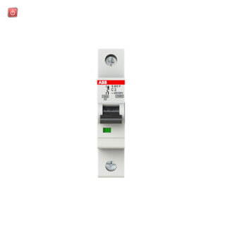 ABB2CDS281001R0024 / Sicherungsautomat C-Char., 15..25kA, 2A, 1-polig / EAN 4016779590204