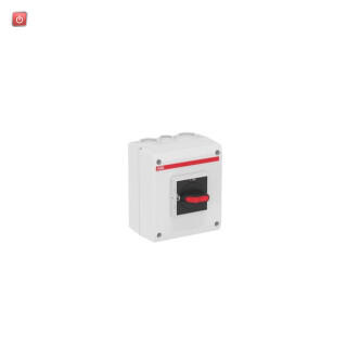 ABB1SCA022401R0500 / OTP16T4M Sicherheitsschalter 4-polig 7,5 kW 400V m. schwarzem Griff / EAN 6417019130903