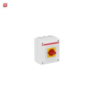 ABB1SCA022401R1060 / OTP16A4M Sicherheitsschalter 4-polig 7,5 kW 400V m. rot-gelbem Griff / EAN 6417019130958