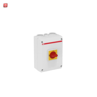 ABB1SCA022613R1200 / OTP63A3M Sicherheitsschalter 3-polig 30 kW 400V m. rot-gelbem Griff / EAN 6417019199566