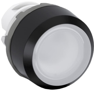 ABB1SFA611100R1105 / MP1-11W Leuchtdrucktaster-Vorsatz weiss, flach-tastend, Frontring / EAN 7320500261095