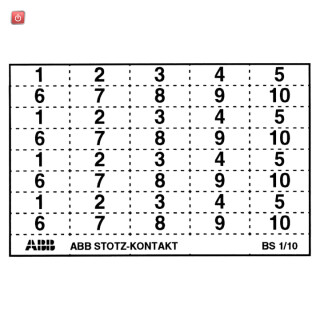 ABBGHS2001946R0006 / BS-41/80 Beschriftungsschild / EAN 4016779585910