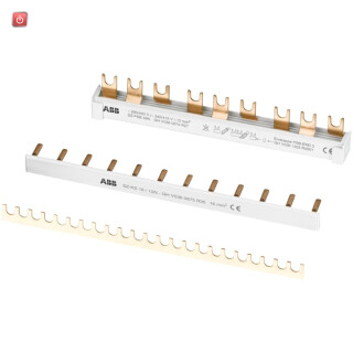 ABBGHV0360503R0022 / Phasenschienenblock 3-phassig, 10mm², Pinanzahl 39 für D0 / EAN 4016779104401