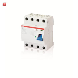 ABB2CSF204592R4630 / F204B-63/0,5 FI-Schutzschalter Typ B 4P,63A,500mA,kurzzeitverz.,3kA,4T / EAN 8012542347637