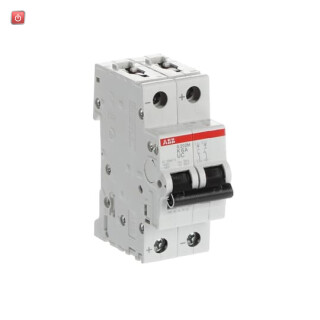 ABB2CDS272061R0165 / S202M-B16UC Sicherungsautomat B-Char., 10 kA, 16 A, 2P / EAN 4013614432842