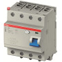 ABB2CCF544130E0630 / F404A63/0.3 Fehlerstromschutzschalter 63A,0.3mA,400VAC,50Hz,4P,steckba / EAN 7612270104314