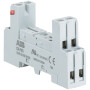 ABB1SVR405650R1000 / CR-PSS Standardsockel für 1We oder 2We CR-P Relais / EAN 4013614528590