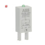 ABB1SVR405652R4100 / CR-P/M 42BV Steckmodul Diode und LED grün, 24-60VDC, A1+, A2- / EAN 4013614528538