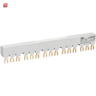 ABB1SAM201906R1105 / PS1-5-0-65 3-Phasen-Sammelschiene für 5 MS116 / MS132, Ie=65A / EAN 4013614400711