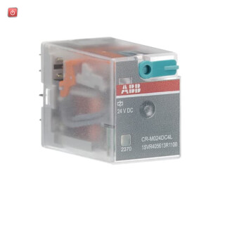ABB1SVR405613R1100 / CR-M024DC4L Steckbares Interface-Relais 4We, A1-A2=24VDC, 250V/6A, LED / EAN 4013614497728
