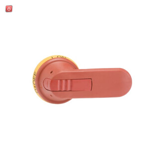 ABB1SCA022381R1050 / OHY95J12 Pistolengriff rot-gelb 95mm Wellen-ø 12mm / EAN 6417019124254