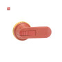 ABB1SCA022381R1050 / OHY95J12 Pistolengriff rot-gelb 95mm Wellen-ø 12mm / EAN 6417019124254