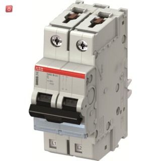ABB2CCS572001R1104 / S402M-UCC10 C,10A,250V DC,2polig,Icu=10kA / EAN 7612270109999