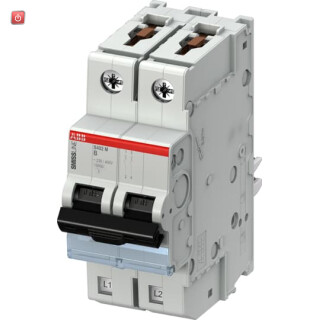 ABB2CCS572001R0105 / S402M-B10 Leitungsschutzschalter B,10A,10kA,2P,steckbar / EAN 7612270102006