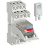 ABB1SVR405613R1011 / CR-M024DC4LS42V Interface-Relais komplett mit Sockel / EAN 4013614403149
