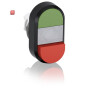 ABB1SFA611141R1108 / MPD12-11C Doppeldrucktaster Tasten - oben grün: ohne Text - unten / EAN 7320500280003