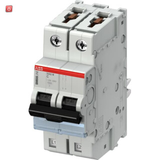 ABB2CCS572001R0084 / S402M-C8 Leitungsschutzschalter C,8A,10kA,2P,steckbar / EAN 7612270102167