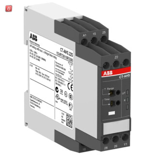 ABB1SVR730110R3300 / CT-AHS.22S Zeitrelais, rückfallverzögert 2We, 24-48VDC, 24-240VAC / EAN 4016779851473