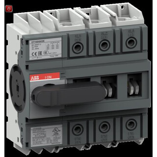 ABB1SCA138208R1001 / OT160G03K Lasttrennschalter 3-polig 160A m. schwarzem Knebelgriff / EAN 6417019666181