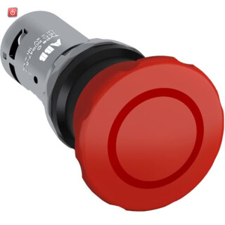 ABB1SFA619551R1051 / CE4P-10R-02 Not-Aus-Taster Compact 40mm Zugentrieg.2Ö CombiLine-Compac / EAN 7320500556719
