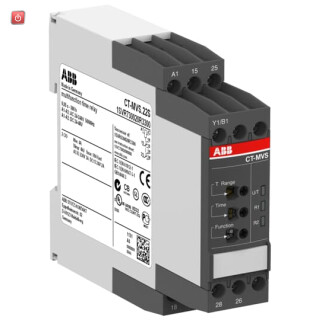 ABB1SVR730020R3300 / CT-MVS.22S Zeitrelais, multifunktion 2We, 24-48VDC, 24-240VAC / EAN 4016779851404