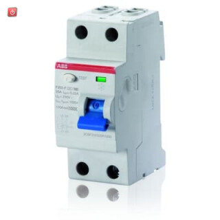 ABB2CSF202325R1630 / F202F-63/0,03 FI-Schalter 2P, Type F, 63A, 30mA / EAN 8012542992936