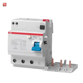 ABB2CSB203701R1630 / DDA203A-63/0,03AE FI-Block für S203 3P,Typ A,63A,30mA,Not Aus Funktion / EAN 8012542802105