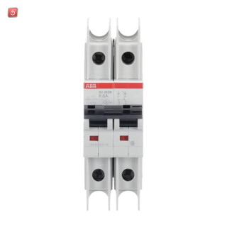 ABB2CDS272337R0377 / SU202M-K6 Sicherungsautomat K-Char., 10kA, 6A, 2P / EAN 4016779932684