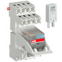 ABB1SVR405613R1012 / CR-M024DC4LC42 Interface-Relais komplett mit Sockel / EAN 4013614403156