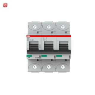 ABB2CCS883001R0504 / S803C-C50 Hochleist.-Sicherungsautomat, 50A,C,415VAC=Icu 25kA,3P / EAN 7612271213268