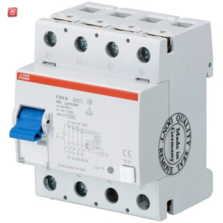 ABB2CSF204701R1800 / F204B+80/0,03 FI-Schutzschalter 4P,TypB+,80A,30mA,kurzzeitverz. / EAN 8012542042624