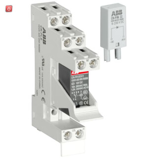 ABB1SVR405601R1012 / CR-P024DC2LC42 Interface-Relais komplett mit Sockel / EAN 4013614403064