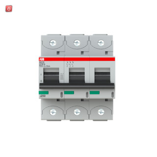 ABB2CCS863001R1165 / S803S-UCB16 Hochlei.-Sicherungsautomat, 16A,B,750VDC=Icu 50kA,3P / EAN 7612271203108