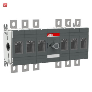 ABB1SCA103598R1001 / OT400E33P Lasttrennschalter 6-polig 400A m. Griff u. Welle / EAN 6417019380018