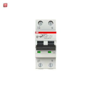 ABB2CSR255180R1165 / DS201A-B16/0,03 FI/LS-Schalter 6kA, 1P+N, Typ A, B 16, 30mA / EAN 8012542058519
