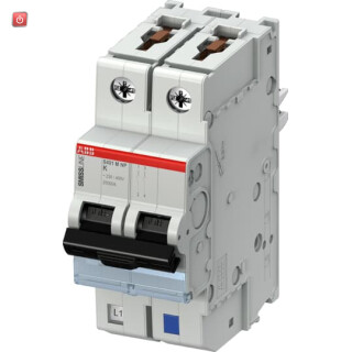 ABB2CCS571103R8257 / S401M-K1.6NP Leitungsschutzschalter K,1.6A,NP,10kA,2P,steckbar, / EAN 7612270103638