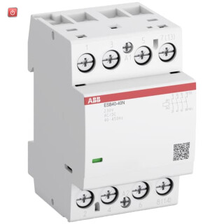 ABB1SAE341111R1440 / ESB40-40N-14 Installationsschütz 4S/0Ö, 12 V AC/DC / EAN 4013614518591