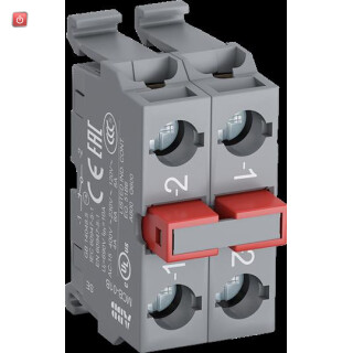 ABB1SFA611610R2020 / MCB-02B Doppelkontaktblock 2Ö f.rückw. Befestigung / EAN 7320500544464
