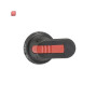 ABB1SCA022383R2480 / OHB65J6E011 Pistolengriff schwarz 65mm Wellen-ø 6mm / EAN 6417019124872
