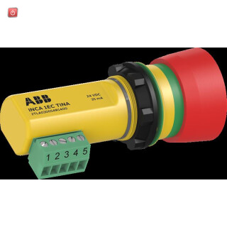ABB2TLA030054R1400 / INCA 1EC TINA Not-Halt-Taster Inca mit Statusbus / EAN 7350024479638