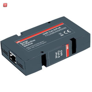 ABB7TCA085400R0292 / OVR CAT-6/POE Überspannungsableiter RJ45 Buchse, 1000 Mpbs / EAN 5415022372533