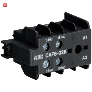 ABBGJL1201330R0009 / CAF6-02K Hilfsschalter 0S/2Ö für K6, KC6 Kleinhilfsschütze / EAN 4013614148354