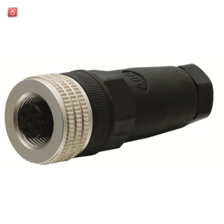 ABB2TLA020055R1000 / M12-C01 M12-Buchsenstecker 5-polig mit Schraubanschluss, Kabeldurchmes / EAN 7350024452297