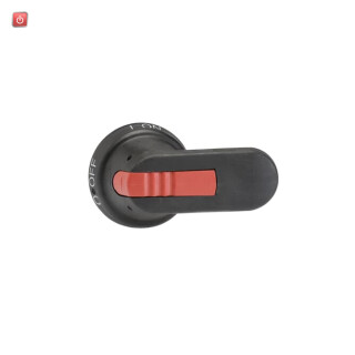 ABB1SCA022381R0240 / OHB80J6 Pistolengriff schwarz 80mm Wellen-ø 6mm / EAN 6417019139135